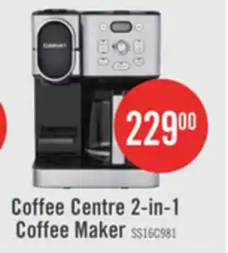 The Brick Cuisinart Coffee Centre 2-in-1 Coffee Maker - SS-16C offer