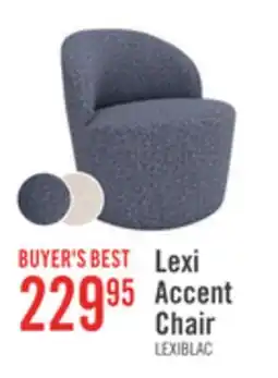 The Brick Lexi 28.35 Fabric Accent Chair – Blue 3 Ratings offer