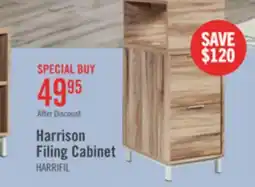 The Brick Harrison 15.75 2-Drawer Filing Cabinet - Kiln Acacia offer