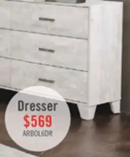 The Brick Arbor Bedroom 6-Drawer Dresser, 58.7W x 33.3H - Driftwood White offer