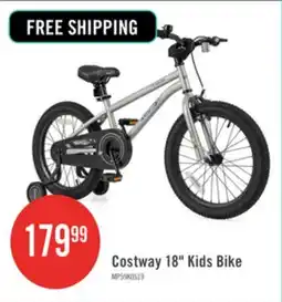 The Brick Costway 18-inch Kid's Bike For 4-8 Years Old With Adjustable Saddle & Anti-slip Handlebar Silver offer
