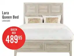The Brick Lara Panel Bed with Headboard & Frame, Antique Grey - Queen Size offer