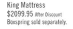 The Brick Serta iSeries NXG1200 Tight Top Firm King Mattress offer