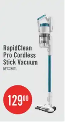 The Brick Eureka RapidClean Pro Cordless Stick Vacuum with LED Headlights - NEC280TLC offer