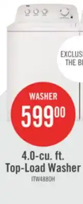 The Brick Inglis 4.4 Cu. Ft. Top-Load Washer - White - ITW4880HW offer