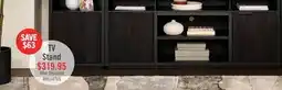 The Brick Brenner 64 TV Stand with Storage and Cable Management for TVs up to 60 - Charcoal offer