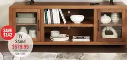 The Brick Garrison 72 Modern TV Stand with Storage and Cable Management for TV's up to 80 – Dark Brown offer