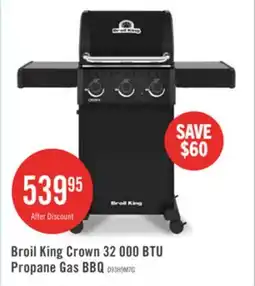 The Brick Broil King Crown 32 000 BTU Propane Gas BBQ offer