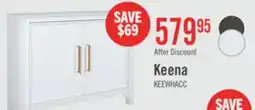 The Brick Keena 40 Solid Wood Accent Cabinet - White offer