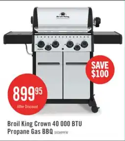 The Brick Broil King Crown 40 000 BTU Propane Gas BBQ offer