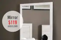 The Brick Arbor Bedroom Dresser Mirror - Driftwood White offer