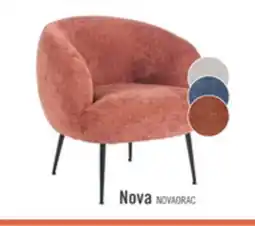 The Brick Nova 28.7 Boucle Fabric Accent Chair - Orange offer