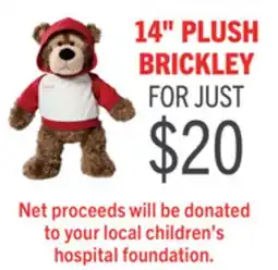 The Brick 14 PLUSH BRICKLEY offer