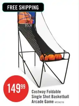 The Brick Costway Foldable Single Shot Basketball Arcade Game W/electronic Scorer 3 Basketballs offer