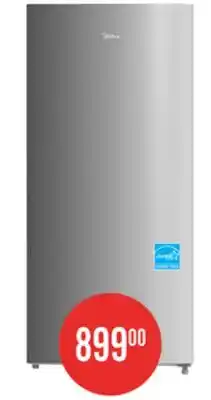 The Brick Midea 21 Cu. Ft. Convertible 2-in-1 Upright Refrigerator-Freezer - Stainless Steel - MRU21B6ASL offer
