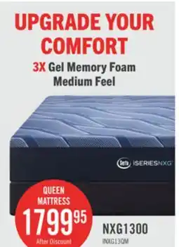 The Brick Serta iSeries NXG1300 Luxury Tight Top Medium Queen Mattress offer