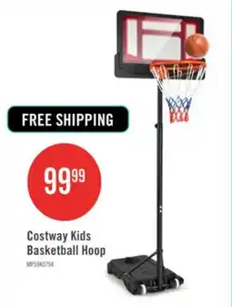 The Brick Costway Kids Basketball Hoop Portable Backboard System With Adjustable Height Ball Storage offer