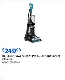 Walmart BISSELL PowerClean Pet XL Upright Carpet Cleaner offer