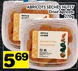 Supermarché PA ABRICOTS SÉCHÉS NUTLY | Dried Apricots offer