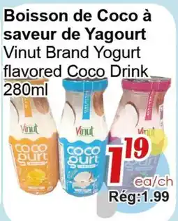 Marche C&T Boisson de Coco à saveur de Yagourt offer
