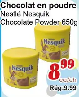 Marche C&T Chocolat en poudre Nestlé Nesquik offer