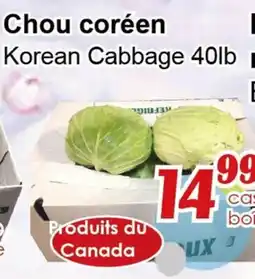 Marche C&T Chou coréen offer
