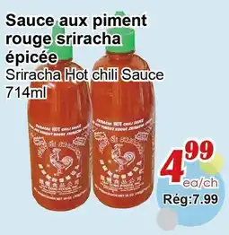 Marche C&T Sauce aux piment rouge sriracha épicée offer