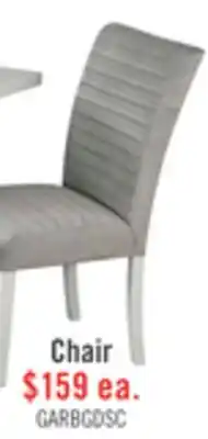 The Brick Garbo Dining Chair with Velvet Fabric, Wood - Grey offer