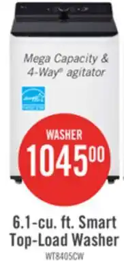 The Brick 6.1-cu. ft. Smart Top-Load Washer offer