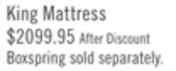 The Brick Serta iSeries NXG1200 Tight Top Firm King Mattress Set offer