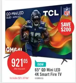 The Brick TCL 65 QM64L QD Mini-LED 4K Smart Fire TV (65QM64L) - 2026 Model offer