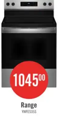 The Brick Whirlpool 5.3 Cu. Ft. Electric Range with Self-Clean - Stainless Steel - YWFES3530RS offer