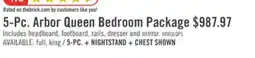 The Brick Arboleda 5-Piece Queen Bedroom Package offer