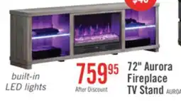 The Brick 72 Aurora Fireplace TV Stand offer