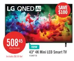 The Brick LG 43 QNED75B Mini-LED 4K Smart webOS TV (43QNED75BUA.ACC) – 2026 Model offer