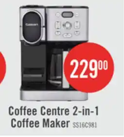 The Brick Coffee Centre 2-in-1 offer