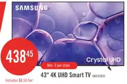 The Brick SAMSUNG 43 U8000 Crystal 4K UHD Smart Tizen OS TV (UN43U8000FFXZC) - 2025 Model offer