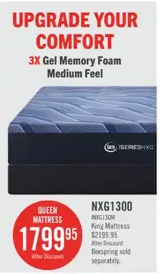 The Brick NXG1300 King Mattress offer