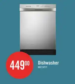 The Brick Midea 24 Front-Control Dishwasher with Interior Light - MDF24P2BST offer
