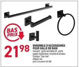 Matério ENSEMBLE D'ACCESSOIRES POUR SALLE DE BAIN offer