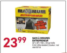 Matério SACS À ORDURES ENTREPRENEUR offer