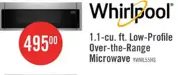 The Brick KitchenAid 1.1 Cu. Ft. Smart Low-Profile Over-the-Range Microwave - Stainless Steel - YKMML550RPS offer