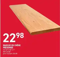 Matério MARCHE EN CHÊNE PRÉVERNIE offer