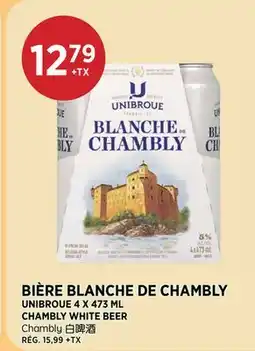 Kim Phat UNIBROUE CHAMBLY WHITE BEER offer