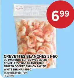 Kim Phat FROZEN COOKED TAIL-ON PACIFIC WHITE SHRIMPS offer