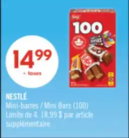 Pharmaprix NESTLÉ Mini Bars offer