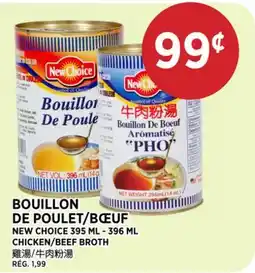 Kim Phat NEW CHOICE 395 ML - 396 ML CHICKEN/BEEF BROTH offer