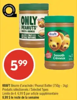 Pharmaprix KRAFT Peanut Butter offer