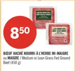 Pharmaprix Medium or Lean Grass Fed Ground Beef offer
