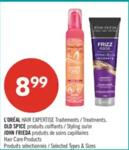 Pharmaprix L'ORÉAL HAIR EXPERTISE Treatments, OLD SPICE Styling Products or JOHN FRIEDA Hair Care Products offer